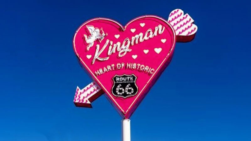 Heart of Kingman Sign